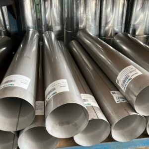 Труба димохідна довжина 1,0 м нержавіюча сталь Ø130 мм товщина 1,0 мм (труба димохідна)