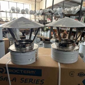 Грибок димохідний Ø110×180 мм нержавіюча сталь товщина 0,5 мм (ковпак димохідний)