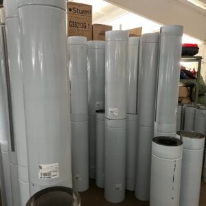 Труба нерж.в нерж. L-0.5м D110_180mm 0.5mm