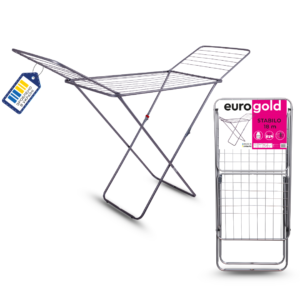 Сушарка для білизни EuroGold Stabilo 0503SE сіра (стійка для сушіння білизни Eurogold)