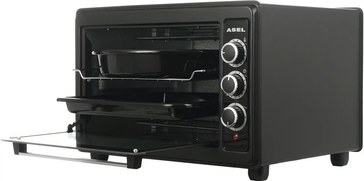 Духовка (Піч) Асель 40 л.  + таймером турбо (чорна) 40-33