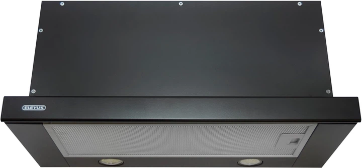 Витяжка кухонна ELEYUS Storm 1200 LED SMD 60 BL 226Вт, 1200 м³/год, телескопічна, чорна (витяжка ELEYUS, телескопічна)