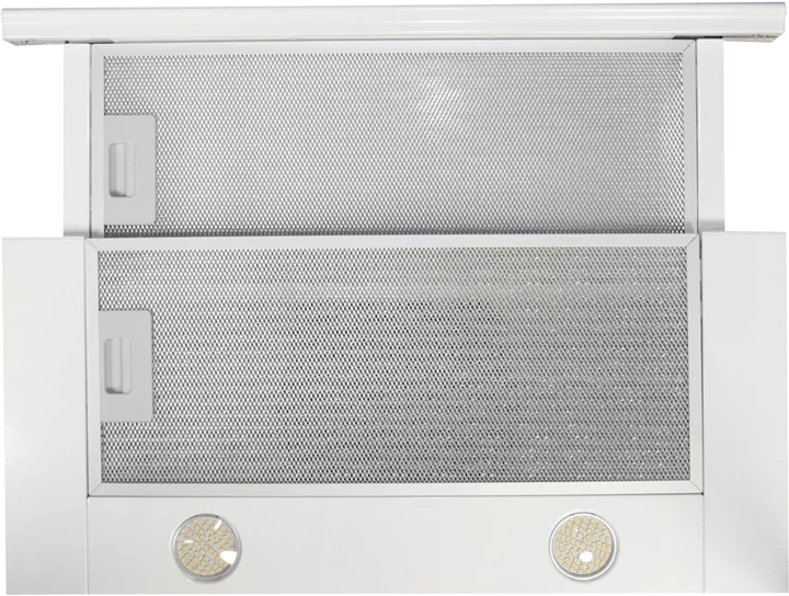 Витяжка кухонна ELEYUS Storm 1200 LED SMD 60 WH 226Вт, 1200 м³/год, телескопічна, біла (витяжка ELEYUS, телескопічна)