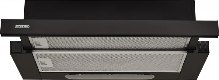 Витяжка кухонна ELEYUS BREEZE 470x60 BL телескопічна, 470 м³/год, 60 см, чорна (витяжка ELEYUS, телескопічна)