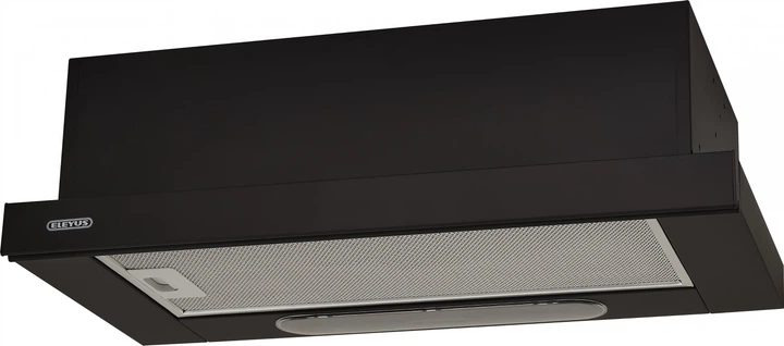 Витяжка кухонна ELEYUS BREEZE 470x60 BL телескопічна, 470 м³/год, 60 см, чорна (витяжка ELEYUS, телескопічна)