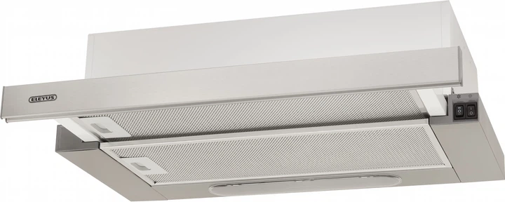 Витяжка кухонна ELEYUS BREEZE 470x50 IS телескопічна, 470 м³/год, 50 см, нержавіюча (витяжка ELEYUS, телескопічна)