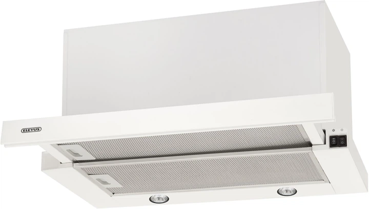 Витяжка кухонна ELEYUS BREEZE 1200 60 WH(телескоп,1000м3xгод,60см,біла)