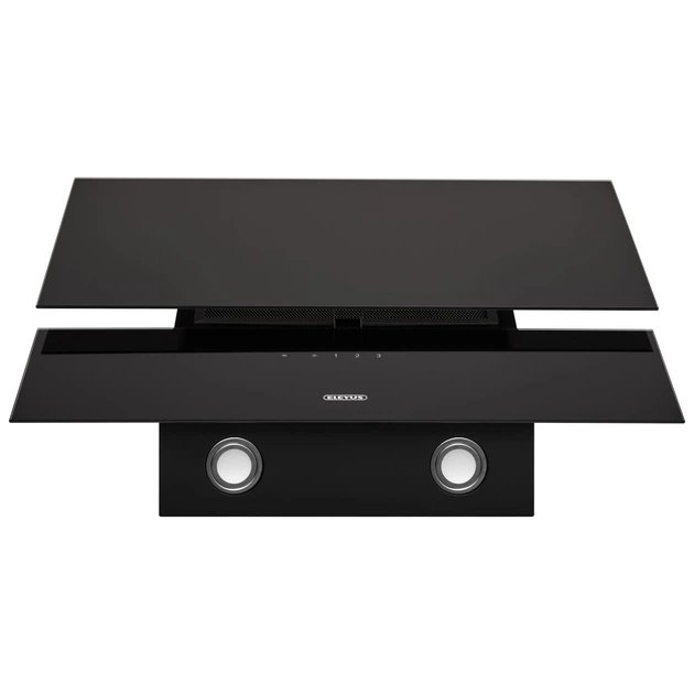 Витяжка кухонна ELEYUS GALANT 1200 LED 60 BL 1200 м³/год, телескопічна, чорна (витяжка ELEYUS, телескопічна)