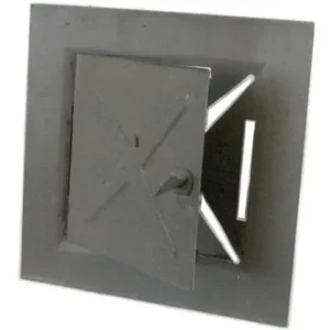 Дверка димохідна (сіра)