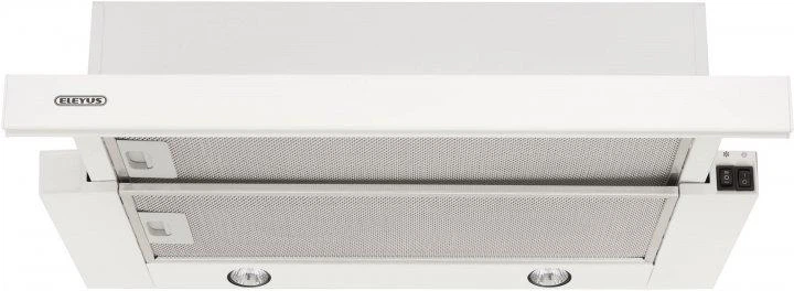 Витяжка кухонна ELEYUS BREEZE 700x60 WH телескопічна, 700 м³/год, 60 см, біла (витяжка ELEYUS, телескопічна)