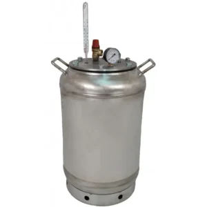 Автоклав побутовий фланцевий на 24 банки з нержавіючої сталі Лан