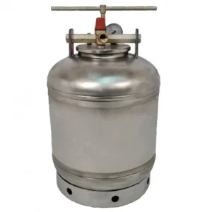 Автоклав побутовий Лан для консервації на 16 банок (нержавійка, гвинтовий, газовий/вогневий)