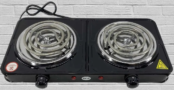 Ел.плитка МРІЯ  2-х комф  вузк.тен  (5713) (6штxуп) чорна