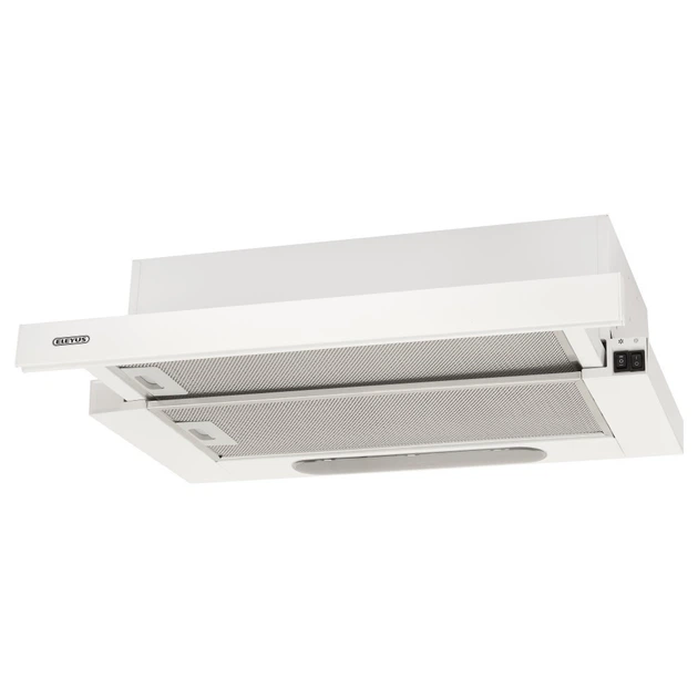Витяжка кухонна ELEYUS BREEZE 470x50 WH телескопічна, 470 м³/год, 50 см, біла (витяжка ELEYUS, телескопічна)
