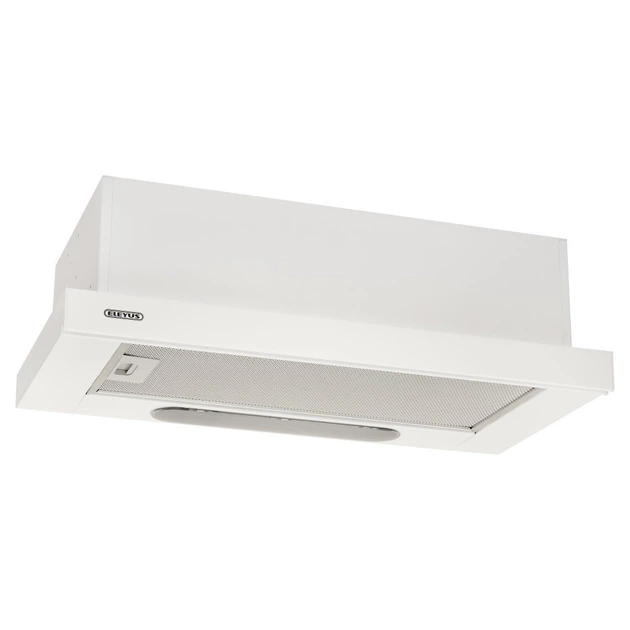 Витяжка кухонна ELEYUS BREEZE 470x50 WH телескопічна, 470 м³/год, 50 см, біла (витяжка ELEYUS, телескопічна)