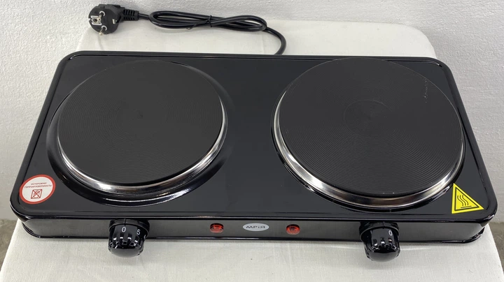 Ел.плитка МРІЯ  2-х комф  блін 2.5квт (5816) (6штxуп) чорна