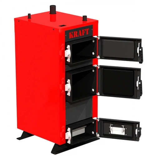 Твердопаливний котел KRAFT E New 24 кВт без автоматики (твердопаливний котел)