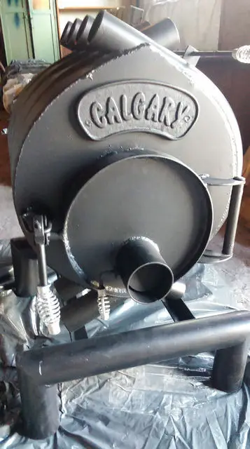 Канадська піч булерʼян Calgary ПО-00 тип 00 для опалення приміщень до 100 м³ (твердопаливна повітряна піч)