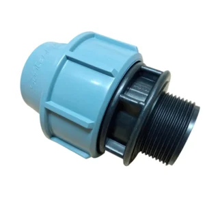 Муфта ПНД компресійна 40 мм × 1″ Н (перехідна, зовнішня)