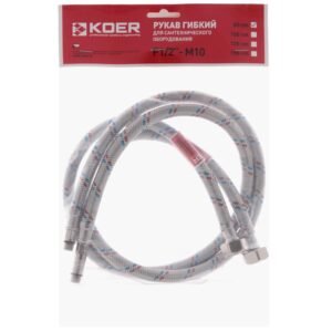 Шланг для змішувача KOER 1x2 80 см. (комплект дов.кор.)