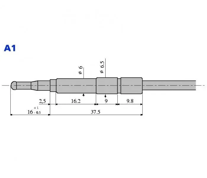 Термопара А1 М9×1 L=750 мм 0.200.011 (термопара газового обладнання)