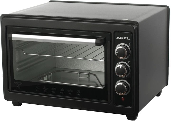 Духовка (Піч) Асель 40 л.  + таймером турбо (чорна) 40-33