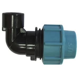 Угол зажим. ПНД d 20x3x4 різьба внутр.