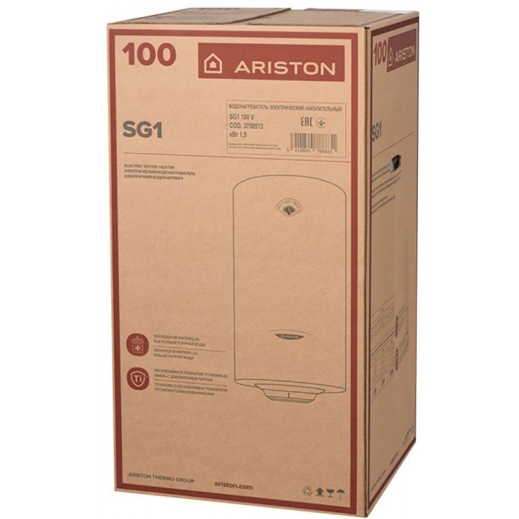 Бойлер Ariston SG 1 100 V 100л 1,5кВт (водонагрівач Ariston, електричний)