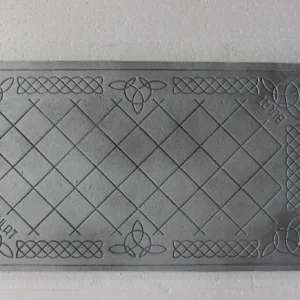 Плита глуха з візерунком 710x410 (09в) Булат 17,5кг