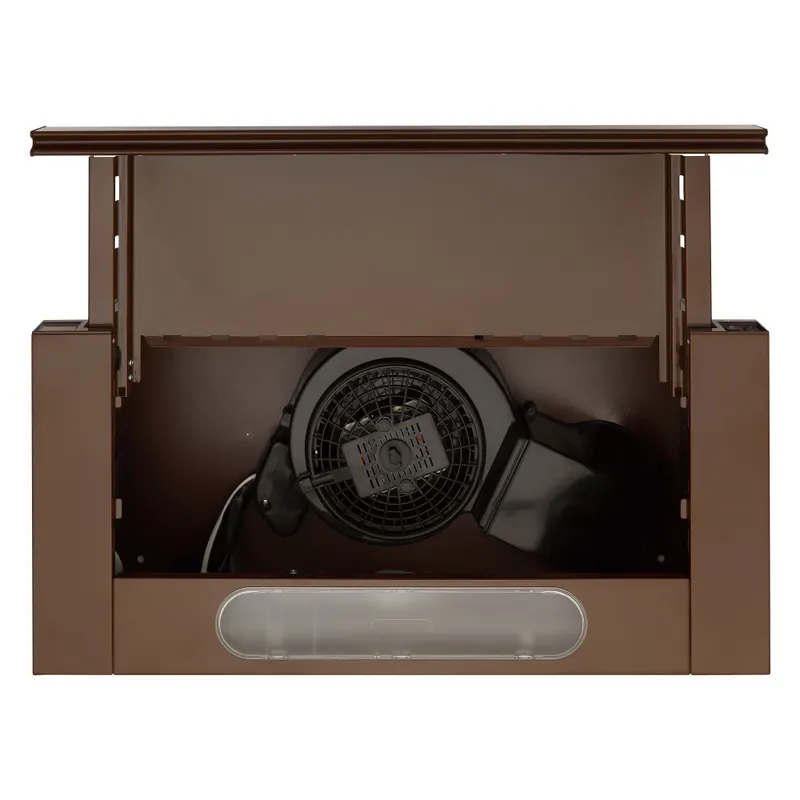 Витяжка кухонна ELEYUS BREEZE 470x60 BR телескопічна, 470 м³/год, 60 см, коричнева (витяжка ELEYUS, телескопічна)