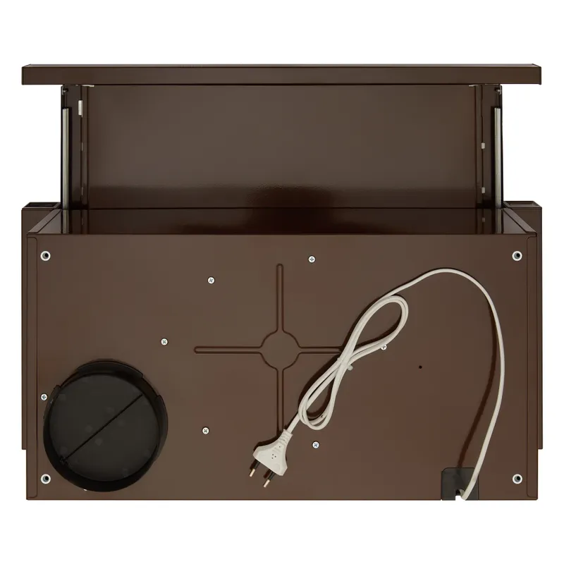 Витяжка кухонна ELEYUS BREEZE 470x60 BR телескопічна, 470 м³/год, 60 см, коричнева (витяжка ELEYUS, телескопічна)