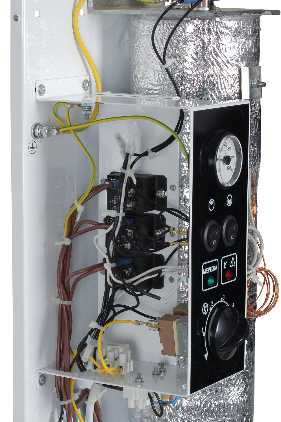 Електричний проточний котел Термія КОП 4,5 кВт Е 230/400 N з насосом