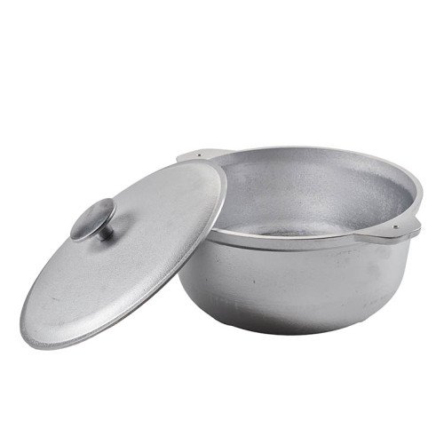 Казан алюмінієвий 10 л з кришкою D1010 Talco (туристичний казан, похідний казан)