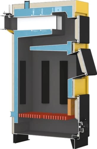 Котел твердопаливний стальний Данко-20 ТНК