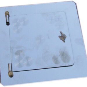 Дверка димохідна на завісах (нержавіюча сталь)