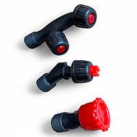 Форсунка подвійна, метал. вставка NA-3, різьба внутр.