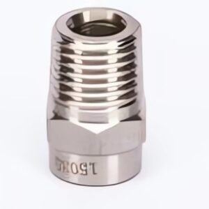 Форсунка подвійна синя, метал. вставка, зовн. різьба