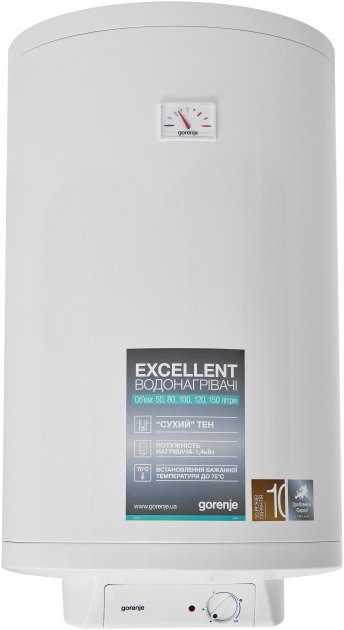 Бойлер Gorenje GBF 100 V9 100л електричний вертикальний (водонагрівач Gorenje, електричний)