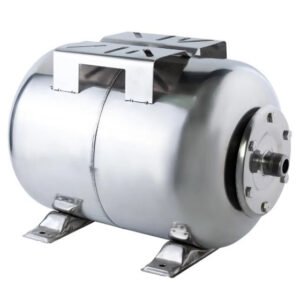 Гідроакумулятор Lider 50 л горизонтальний (нержавійка)