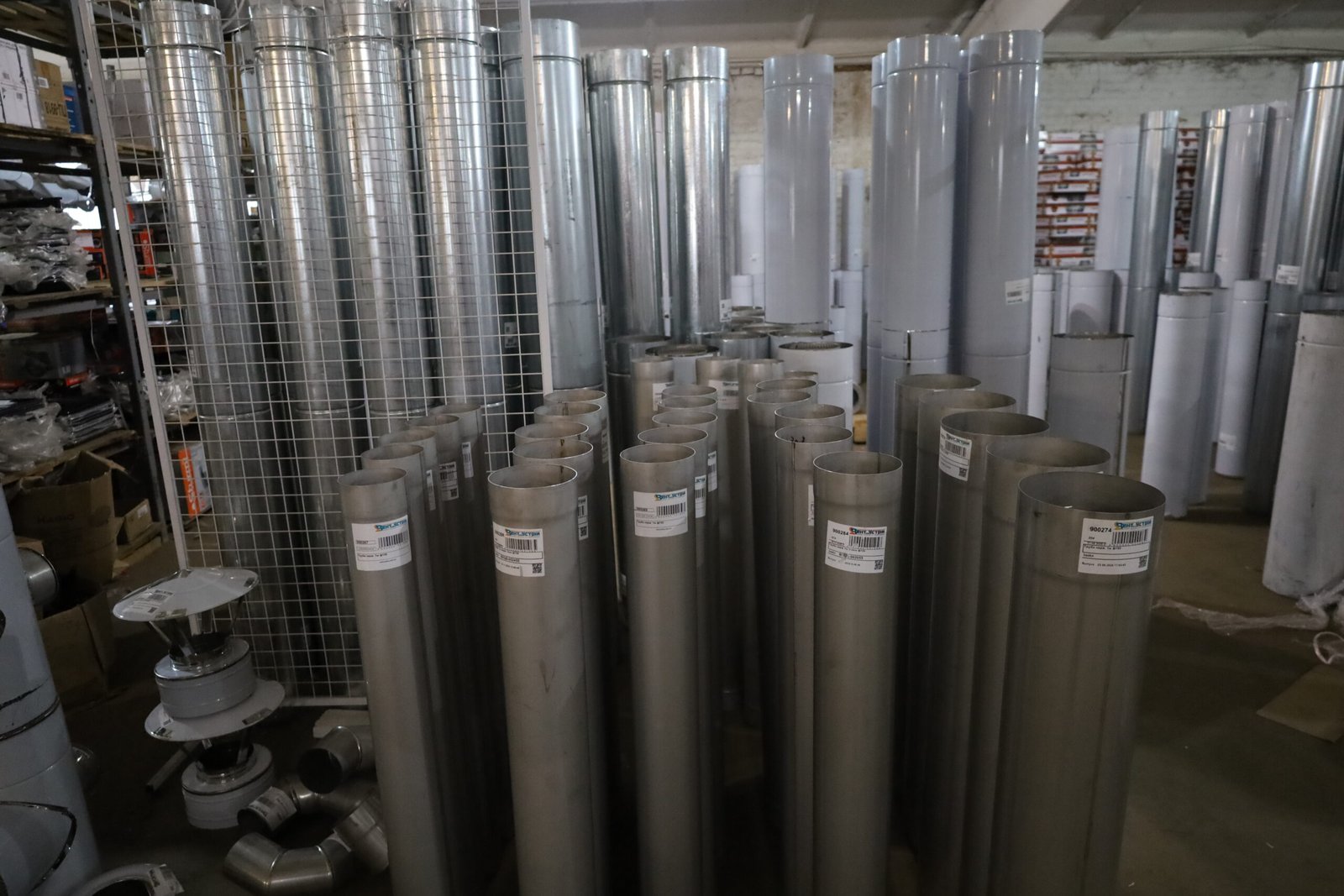 Труба нерж.в нерж. L-0.5м D130_200mm 0.8mm