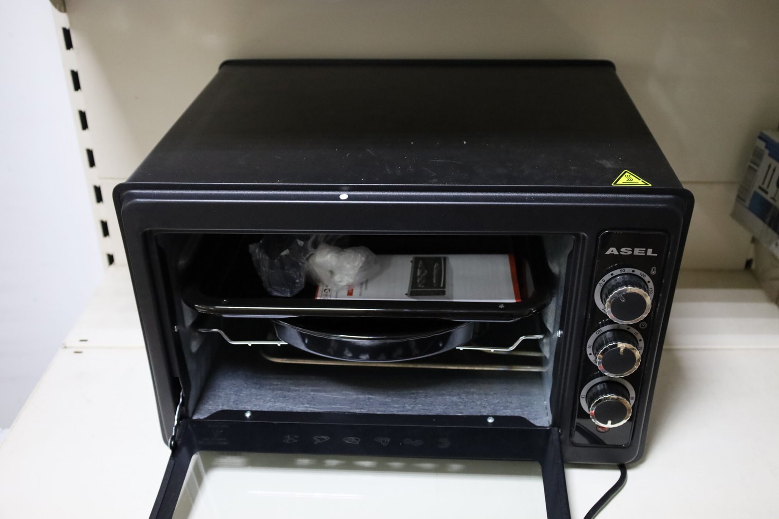 Духовка (Піч) Асель 40 л.  + таймером турбо (чорна) 40-33