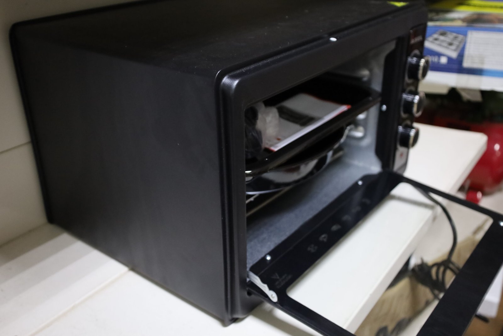 Духовка (Піч) Асель 40 л.  + таймером турбо (чорна) 40-33