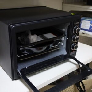 Електрична духовка ASEL чорна 33л з конвекцією