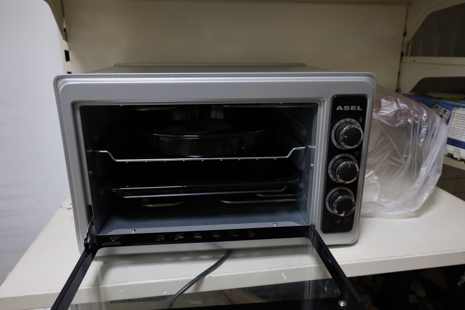 Духовка (Піч) Асель-Mega  50 л.з таймером(сіра)