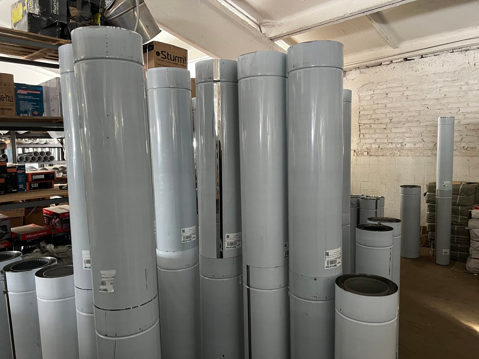 Труба нерж.в нерж. L-0.5м D130_200mm 0.8mm