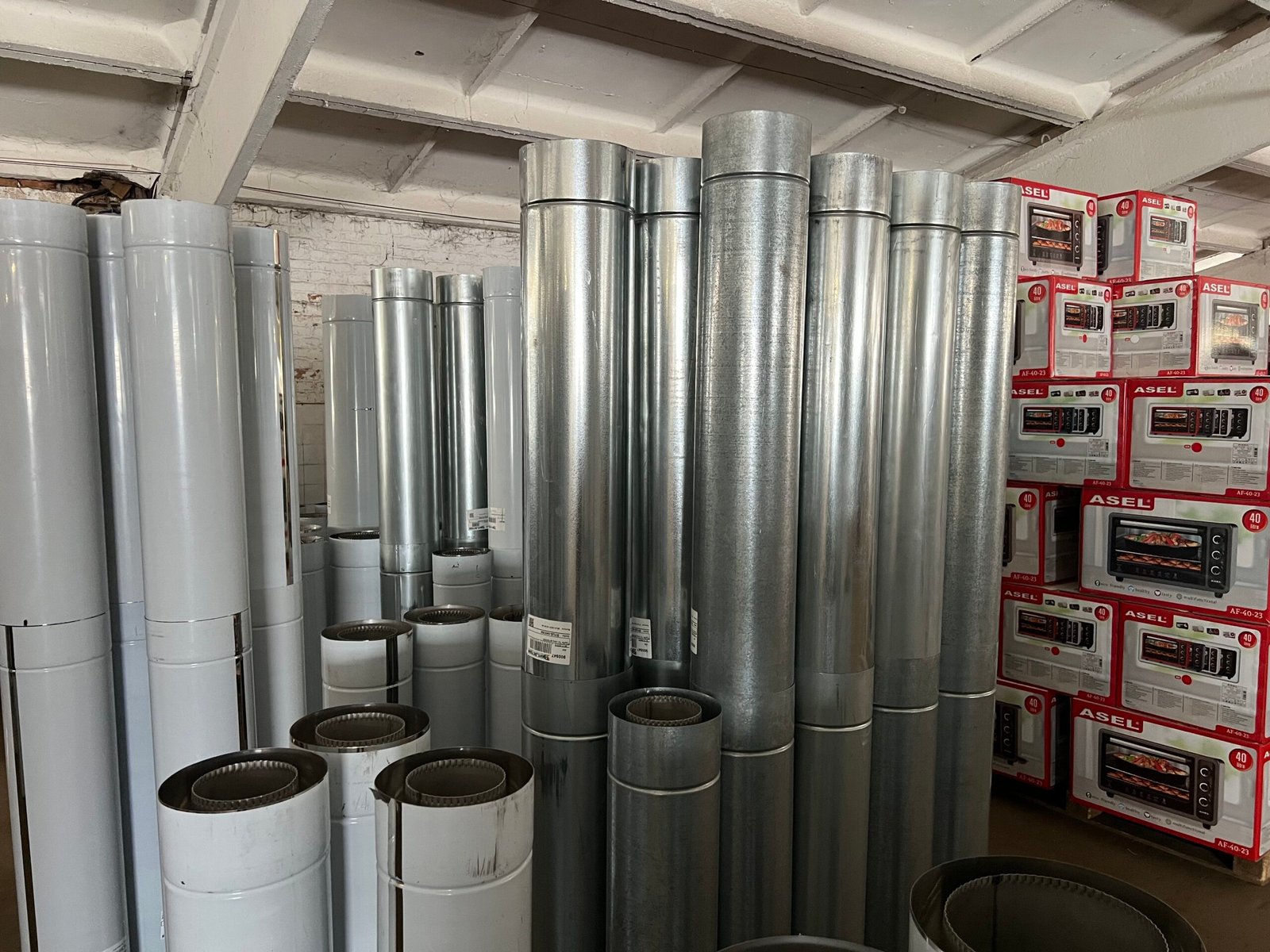 Труба нерж.в нерж. L-0.5м D130_200mm 0.8mm