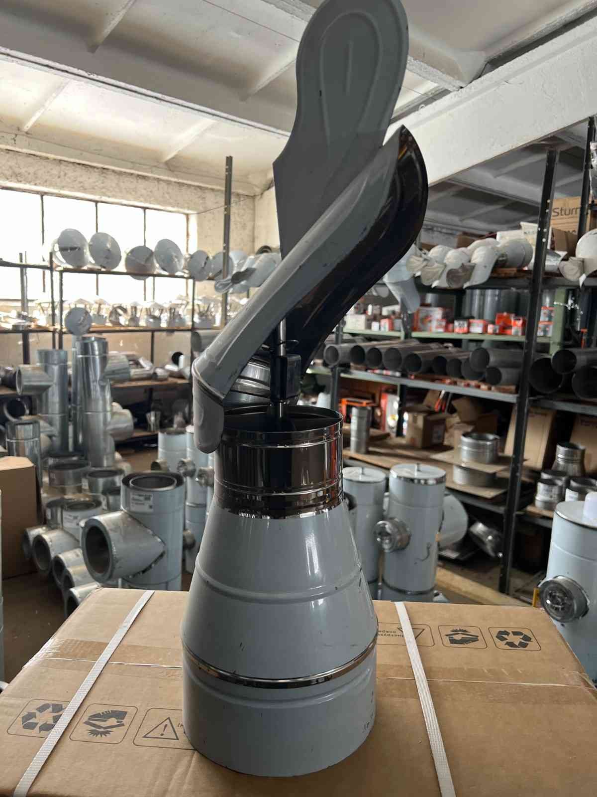 Флюгер димохідний сендвіч нержавіюча сталь (нерж./нерж.) Ø200/260 мм (дефлектор сендвіч димохідний)