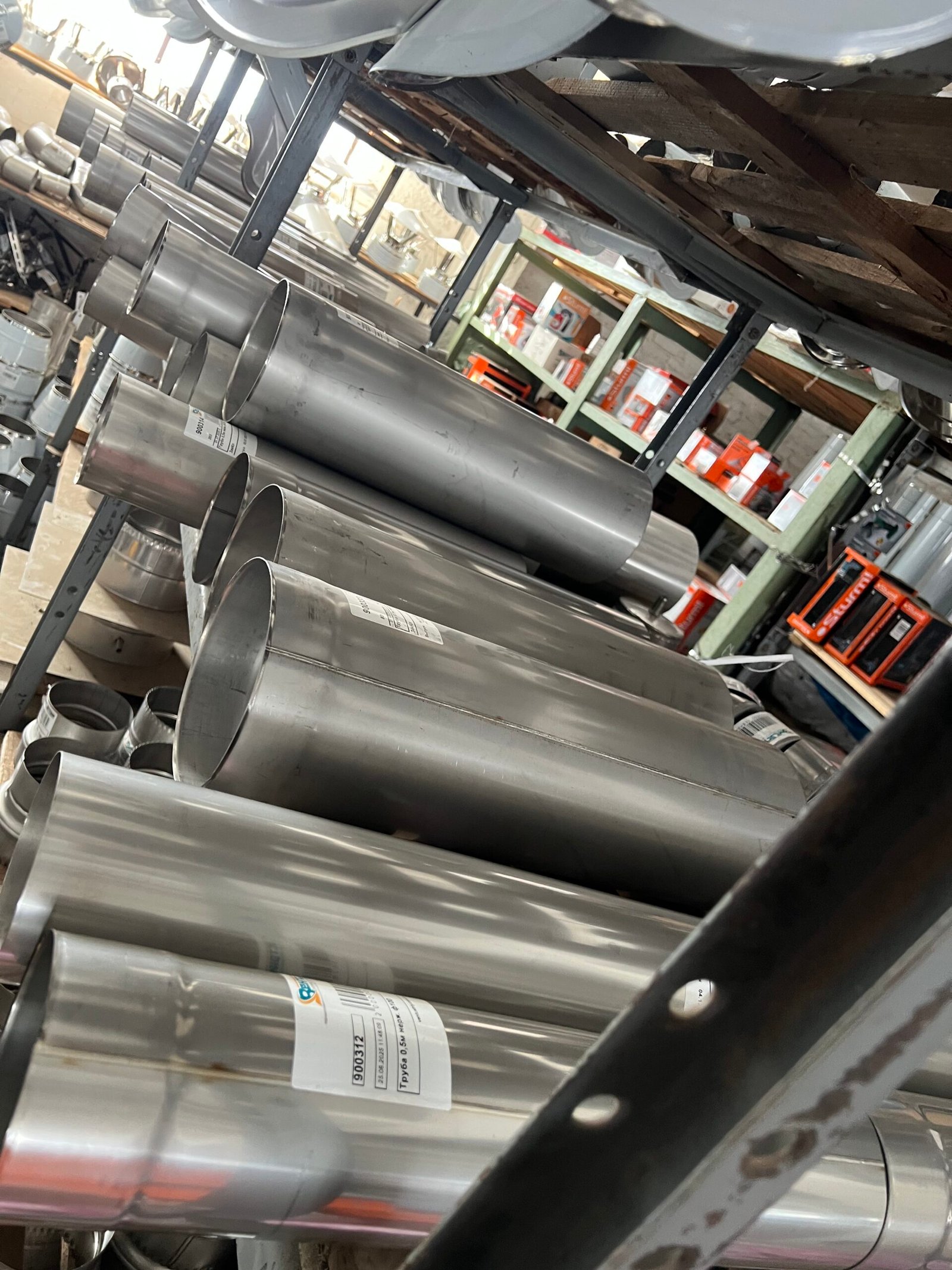 Труба димохідна довжина 1,0 м нержавіюча сталь Ø100 мм товщина 0,5 мм (труба димохідна)