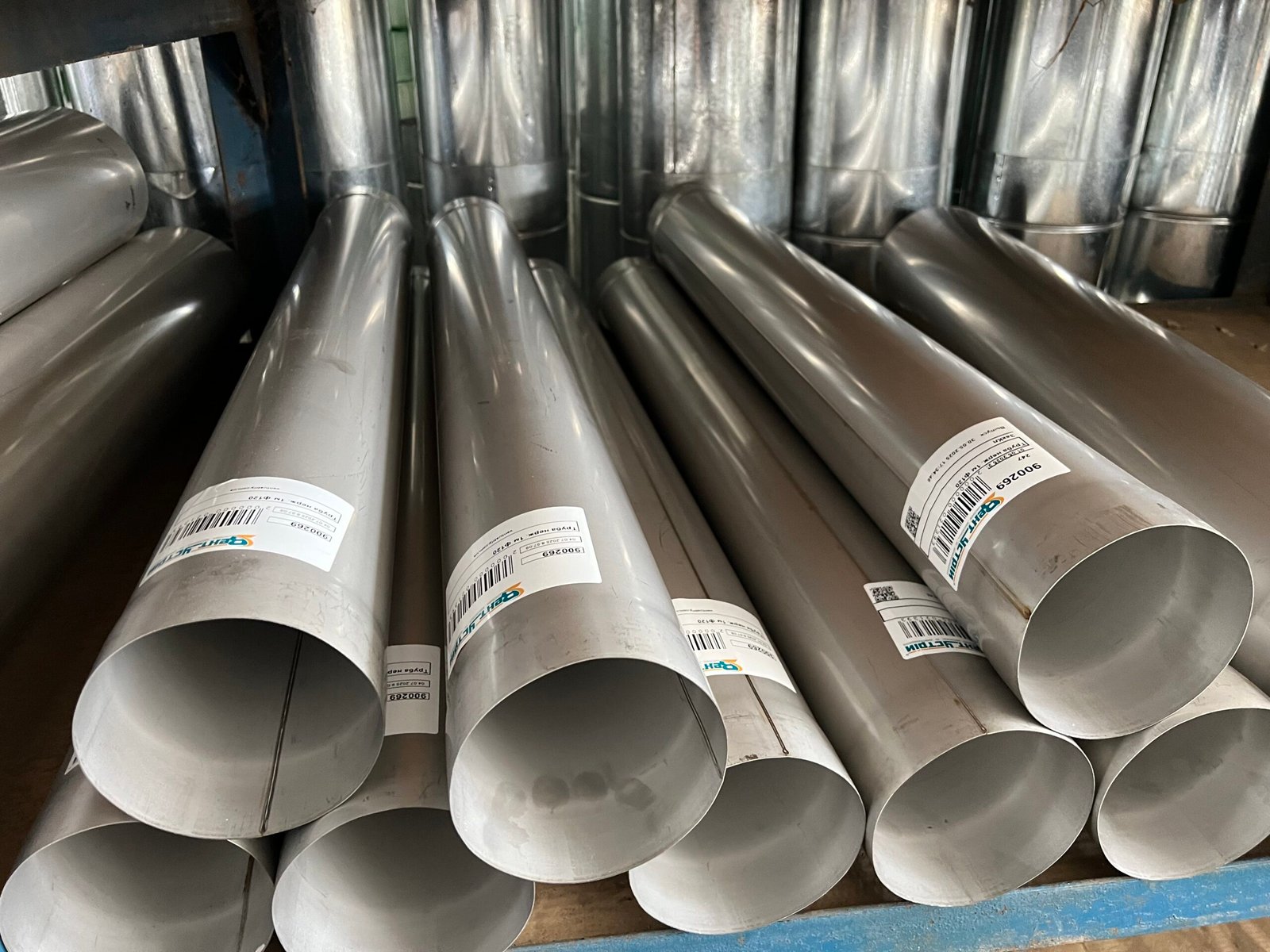 Труба димохідна довжина 0,5 м нержавіюча сталь Ø140 мм товщина 0,8 мм (труба димохідна)