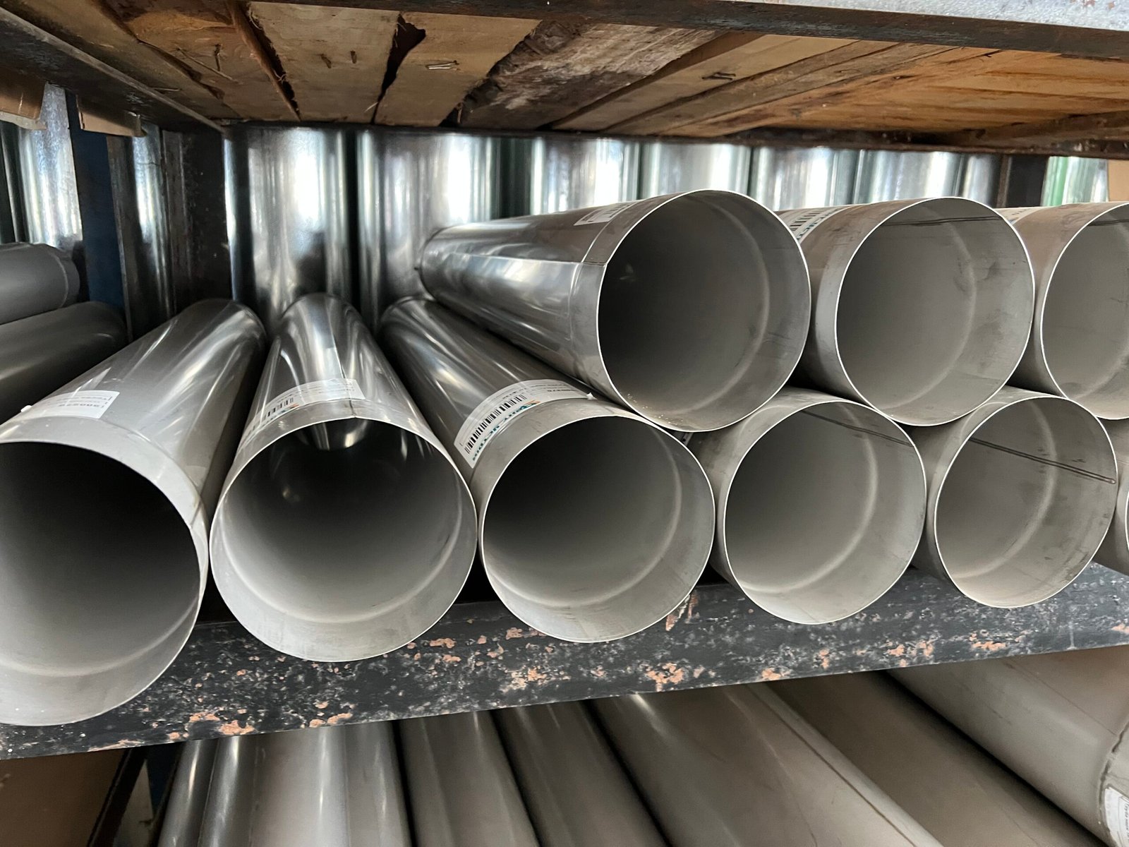 Труба димохідна довжина 0,5 м нержавіюча сталь Ø140 мм товщина 0,8 мм (труба димохідна)